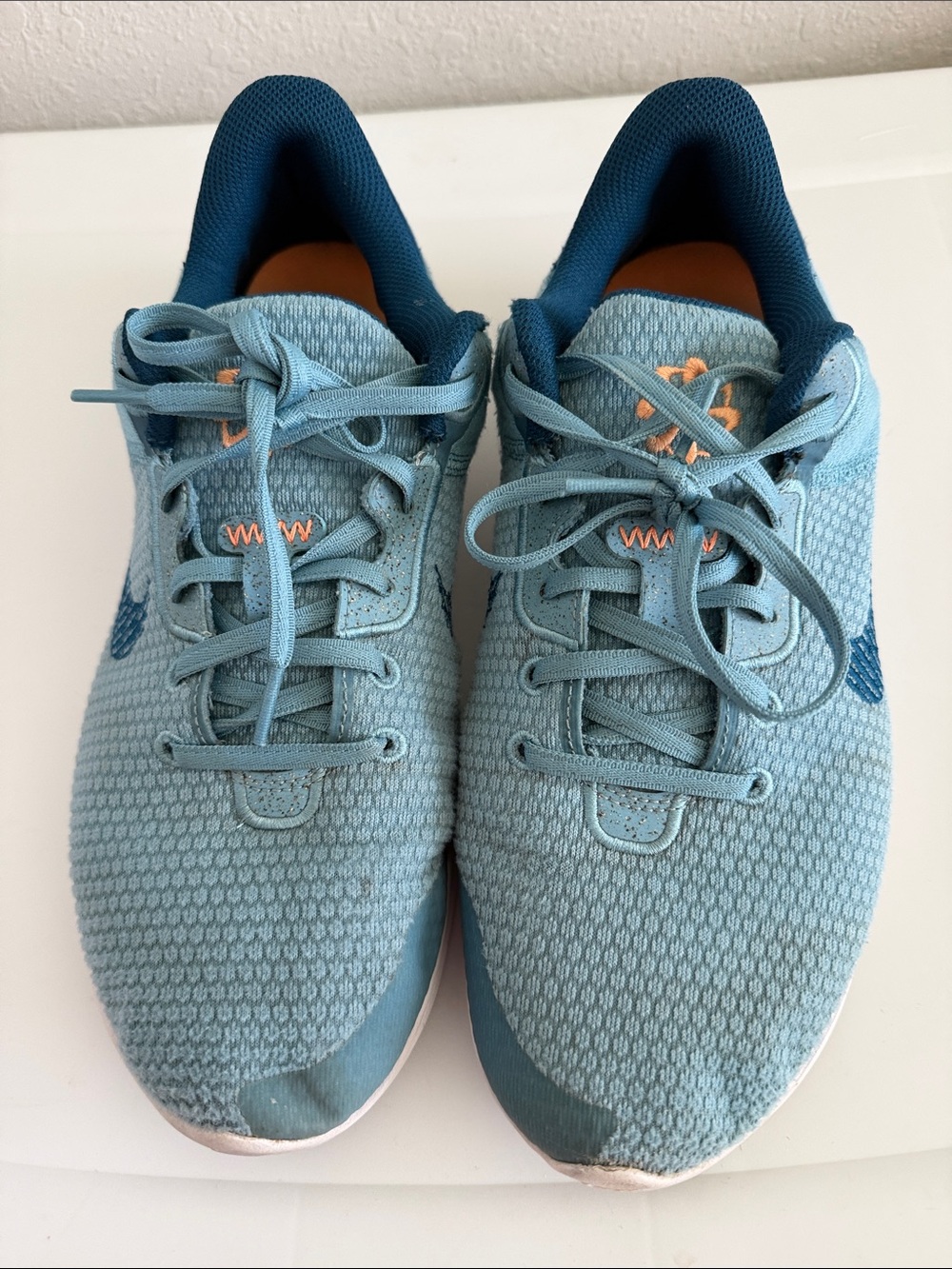 Nike Teal and Navy Lightweight Running Shoes